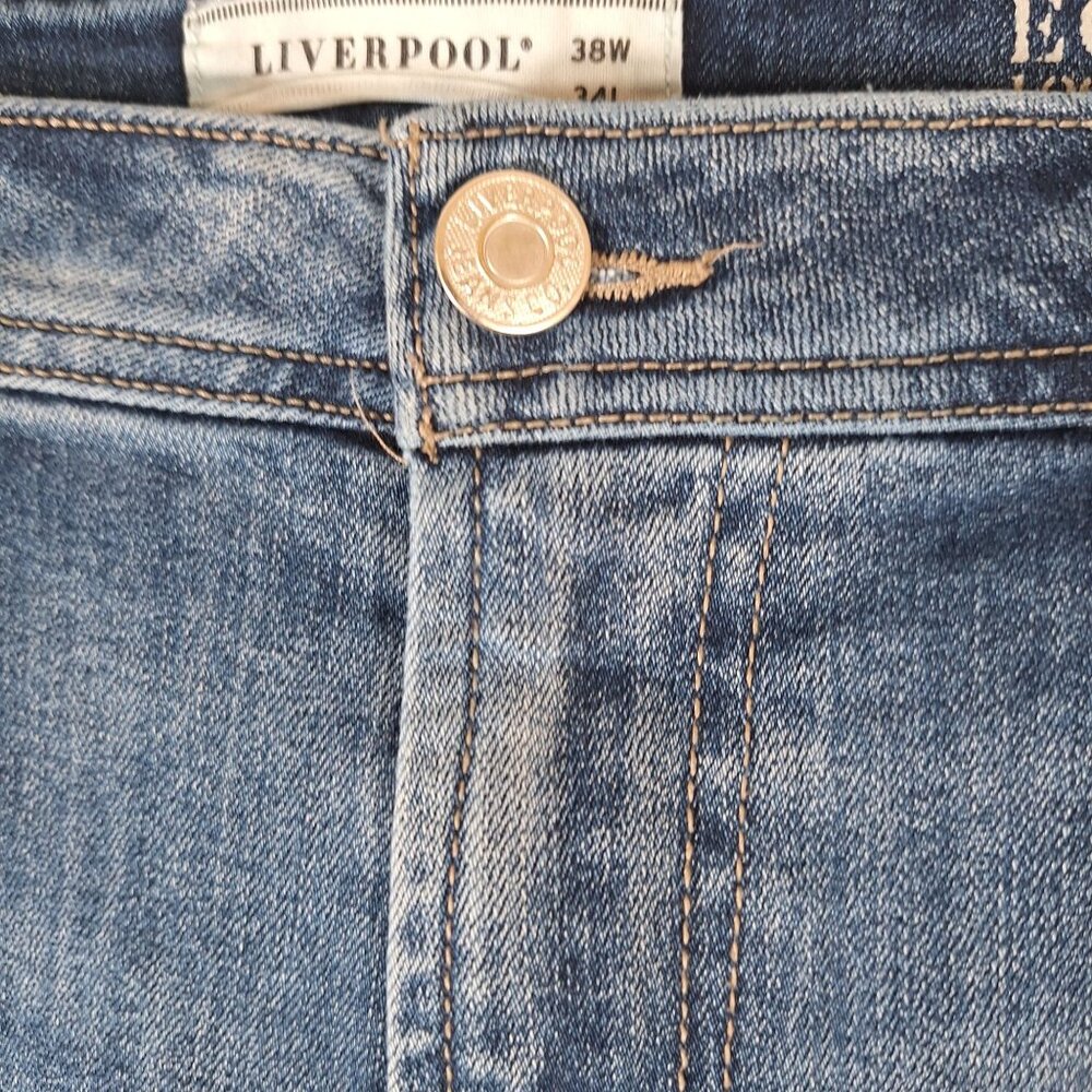 Liverpool Eco Logical Relaxed Straight Jeans 38x34 - Picture 9 of 10